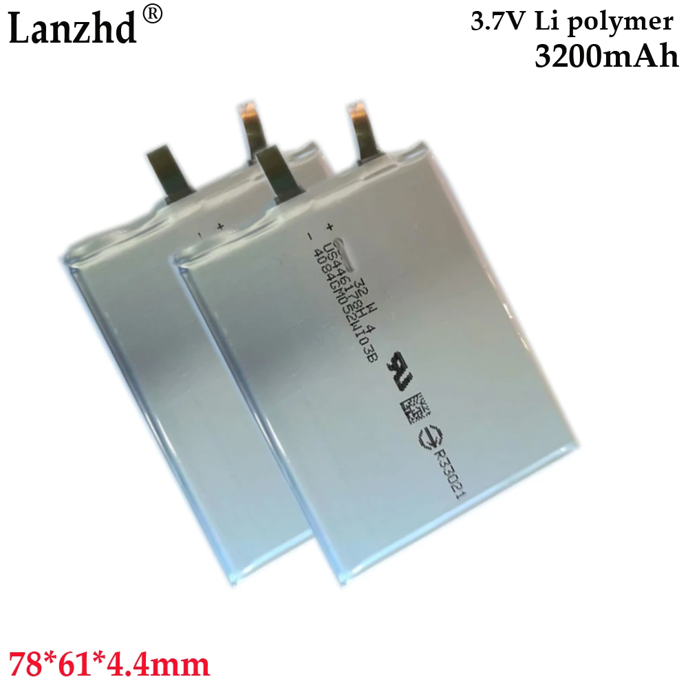 polymer lithium battery 3200mAh high voltage 4.35V For mobile phone built-in fast charging source   portable printer 446178