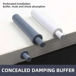 10pcs Soft Door Cushion Damper Kitchen Cabinet Catches Buffer Drawers Wardrobe Cabinet Door Silencer ABS Plastic Silent Damper