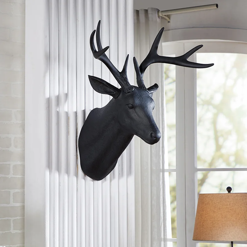 Large Wall Charmers, Large Faux Deer Head, Rustic Wall DecoiDeer