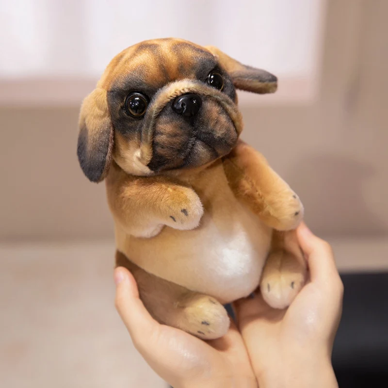 20 cm Simulation Hohe Qualität Hund Plüsch Spielzeug Kissen Nette Cartoon Fett Mops Pudel Plüsch Spielzeug Hause Dekoration Geschenk für Kinder