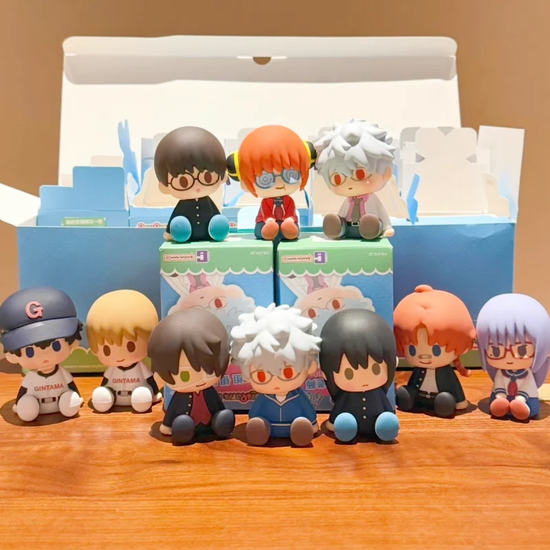 

Bandai Shokugan Gintama Figures : Sakata Gintoki, Hijikata Toshiro + Kagura Anime Cute You Style Collection Gift
