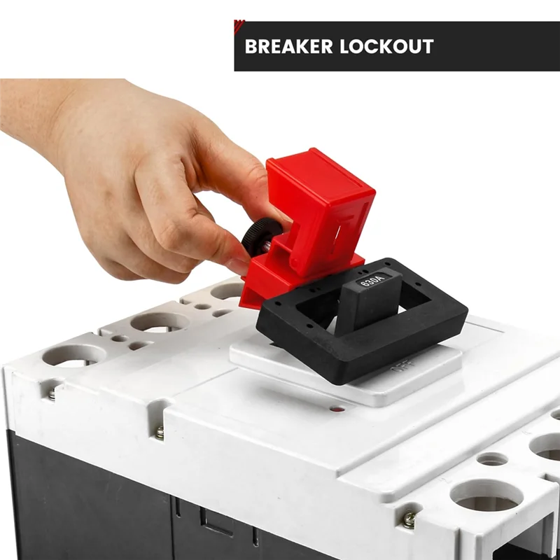 ABGN 중간 클립온 회로 차단기 잠금 장치(Lotopad Lockand Tag 포함) 480/600V 클램프온 차단기 잠금 장치 태그 아웃 C