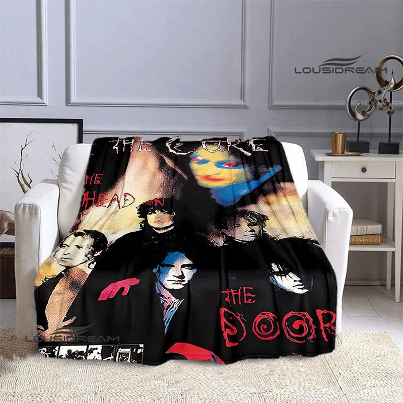 The cure band retro printed blanket Flannel Warm blanket blankets for beds Picnic blanket bed linings birthday gift