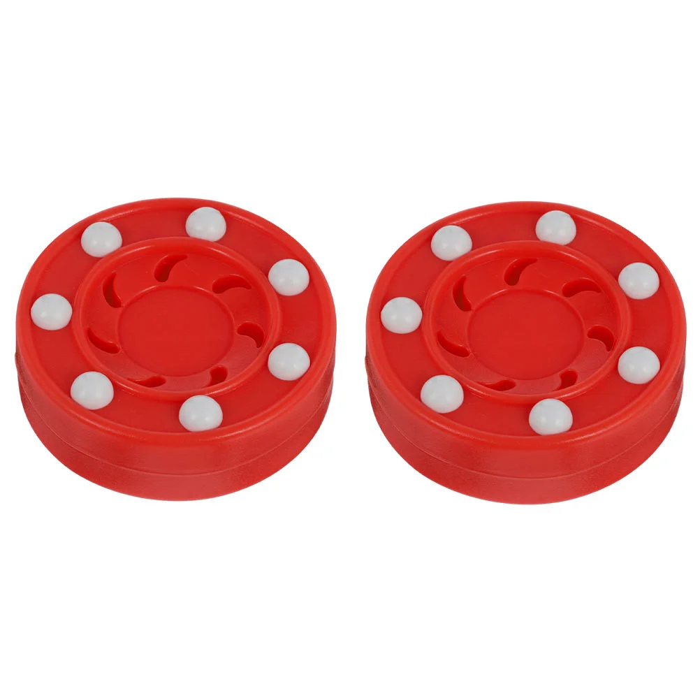 

2 Pcs Hockey Pucks Game Tool Practicing Pp Training Professional Balls Fitness Child for