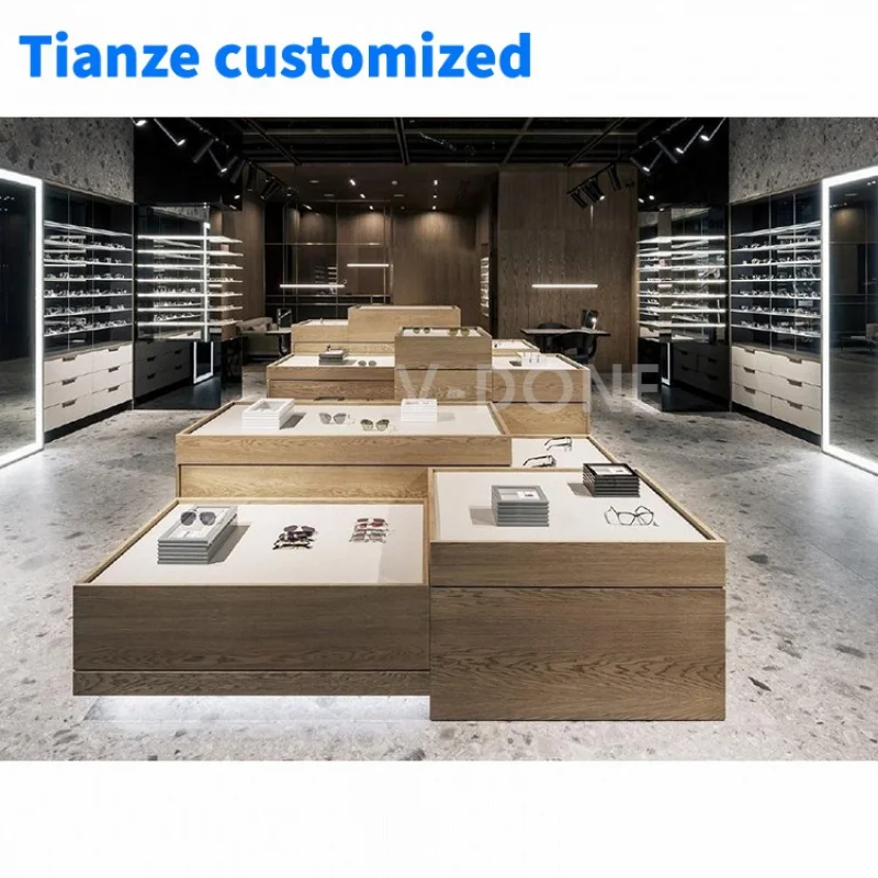 [Customized]China supplier luxury sunglasses showcase equipment eyewear display shelf wall display sunglasses display