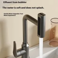 Stainless Steel Rainfall Kitchen Faucet Pull Out Swivel Waterfall Sprayer Sink Mixer Faucet 360°Swivel Spout Tap Accessories