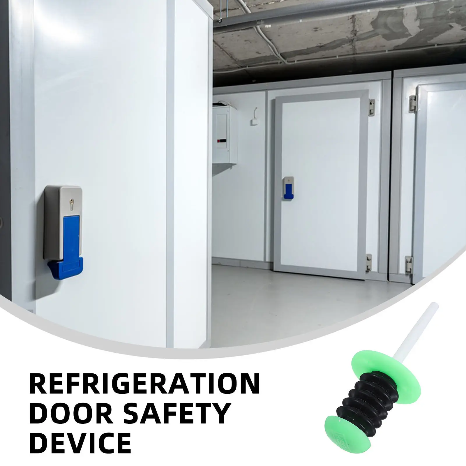 

Emergency for Freezer Door Luminous Safety Release Bar Commercial Cooler Locking System 10Cm Max Thickness Industrial