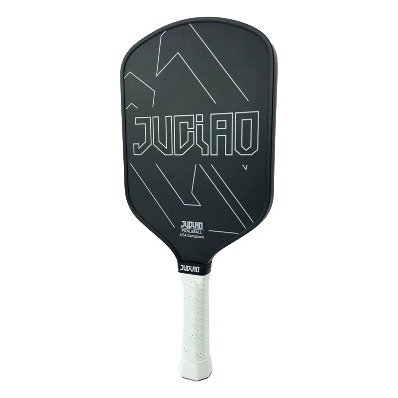 Pickleball Peddel Carbon Oppervlak Met High Grit & Spin Usapa Compliant Verbeterde Power Sweet Spot T700 Ruwe Koolstofvezel Peddel