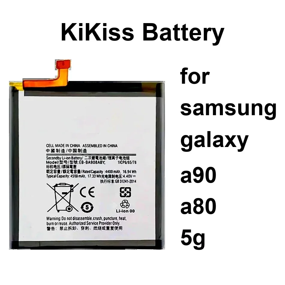 

Mobile Phone Battery Reliable Power EB-BA908ABY EB-BA905ABU 3700-4400Mah For Samsung Galaxy A90 A80 5G