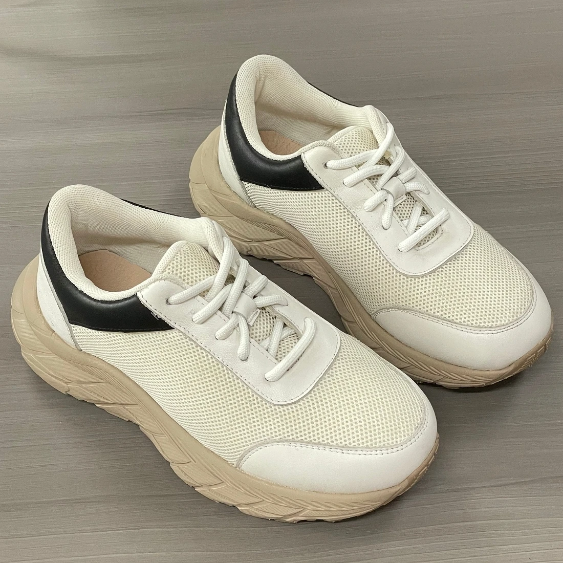 

Jinyu Simple Ladies' Shoes Sports Shoes Real leather Daily Wear Party Fashion Outdoor Sneakers lightweight Commute