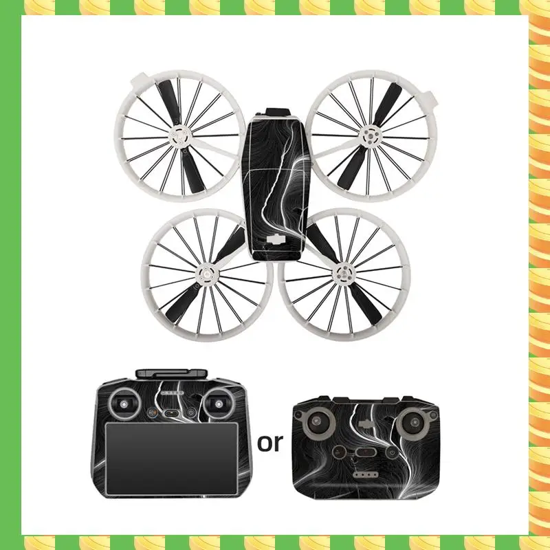

AB53 Sticker Set For DJI Flip Colorful Decorative Stickers Anti-Scrach Protective Flim For DJI Flip Accessories