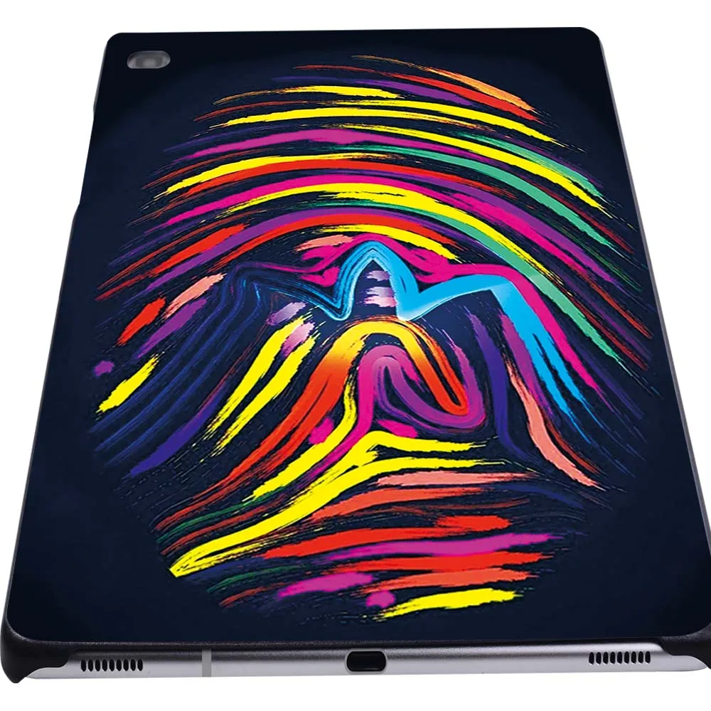 Baskı Tablet sert kabuk kapak kılıf Fit Samsung Galaxy Tab A A6 7 \