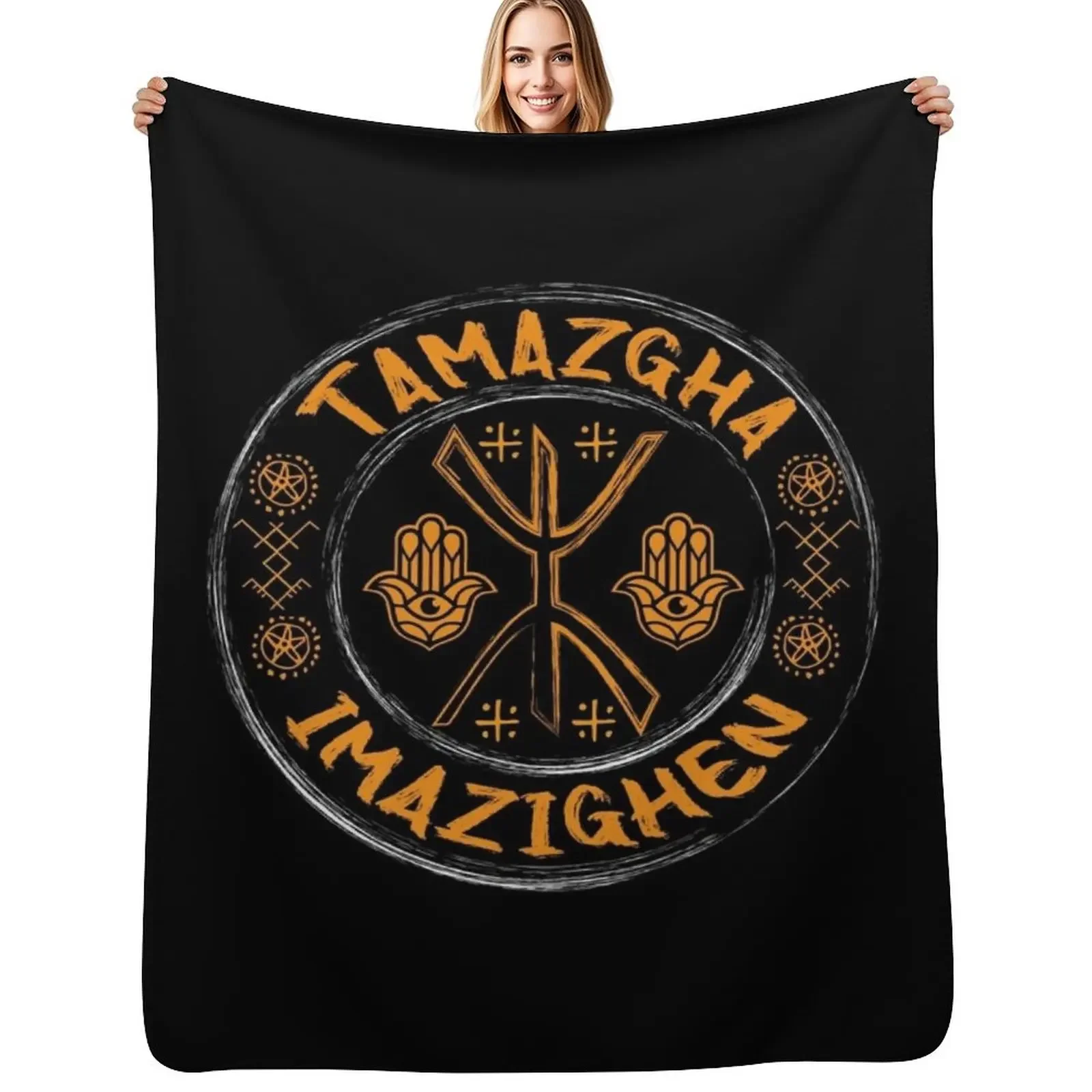 

Kabyle Amazigh Throw Blanket Polar Cute Quilt Blanket