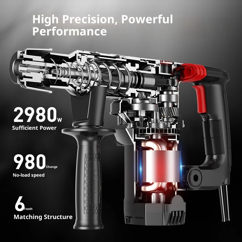 

Heavy-Duty Clutch Buffer Electric Pick High-Power Impact Drill Multi-Functional Dual-Purpose Heavy-Duty Concrete Electric Hammer