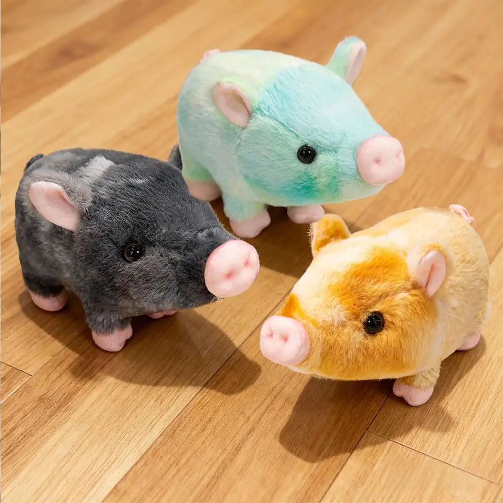 

Rainbow Color Pig Plush Toy Multicolor Swine Stuffed Animal for Boys Girl Kid Desk Decor Cute Soft Doll Kawaii Gift Present Idea