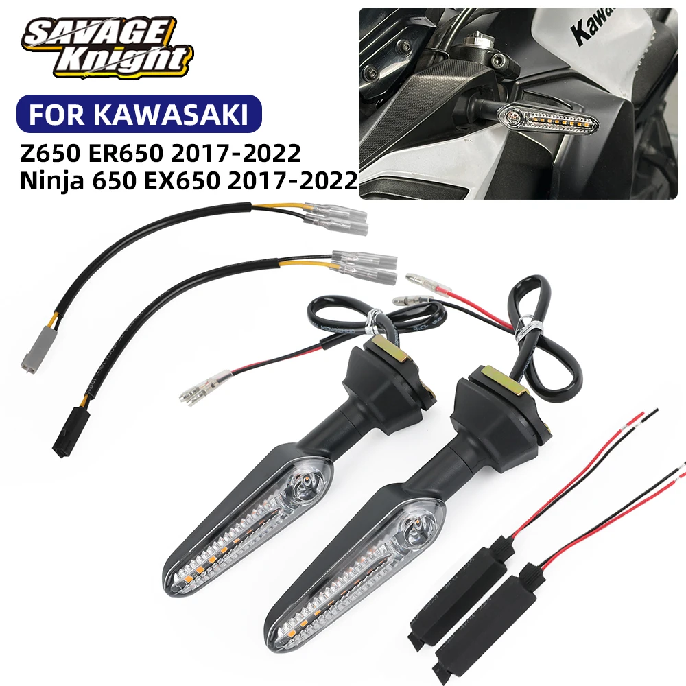 Z650 Flowing Sequential Turn Signal Light For Kawasaki Ninja 650