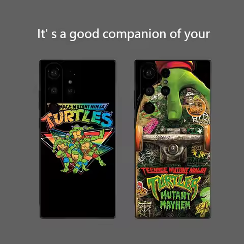 T-Teenage Mutant Ninja Turtles Phone Case For Samsung Galaxy S25 Ultra S22 S23 S24 Ultra S21 S20 5G Protective Soft Silicone TPU