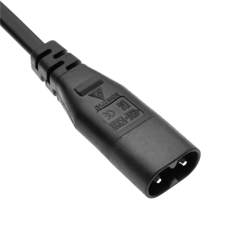 Cabo de extensão de alimentação BTLIFE-5X, cabo de extensão do adaptador de alimentação Iec320 C7 para C8 com controle de interruptor com interface "8"