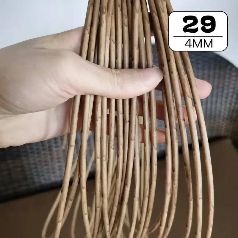 500g PE Round Synthetic Rattan Weaving Material Plastic Knit for Furniture Repair Chair Table Basket