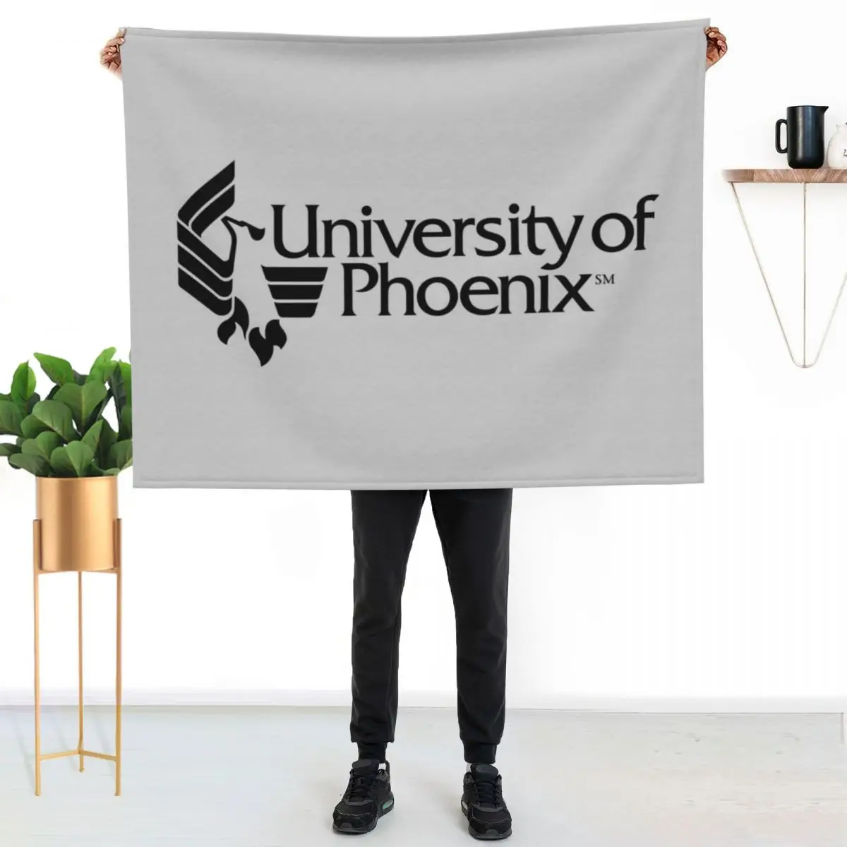 

College of Phoenix Throw Blanket Soft Breathable Blanket for Night Sleeping