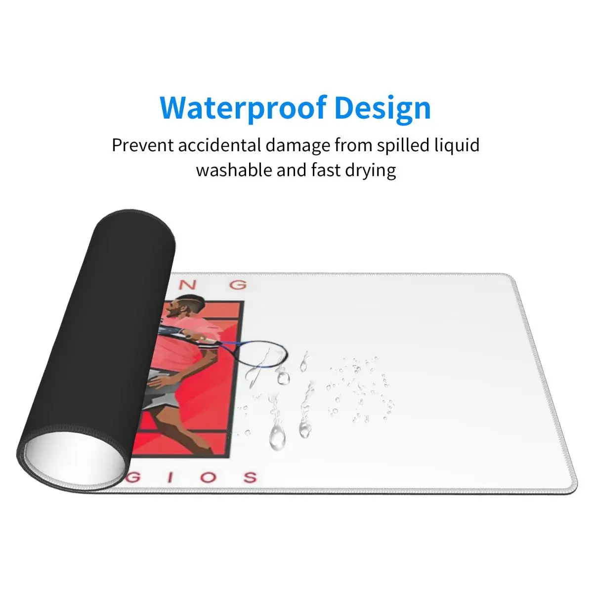 Nick Kyrgios Bootleg Rubber Keyboard Pads