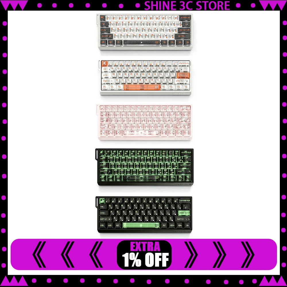 FGG Madlions MAD60 V2 /MAD68 V2 Magnetic Switch Keyboard Wired 8000Hz Polling Rate RT0.001mm Gaming Keyboard PC Accessories