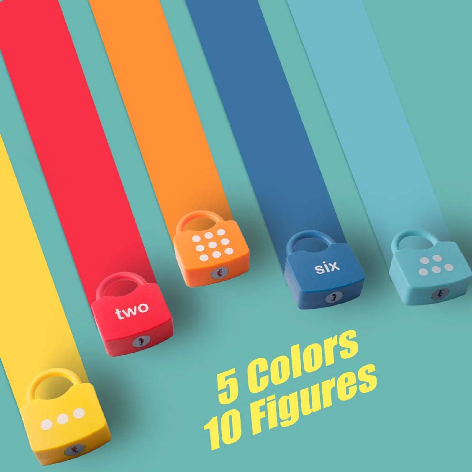 

1Set Kids Numeric Lock Educational Game for Learning Numbers Sorting Matching Counting Early Brain Development Toddler Gift