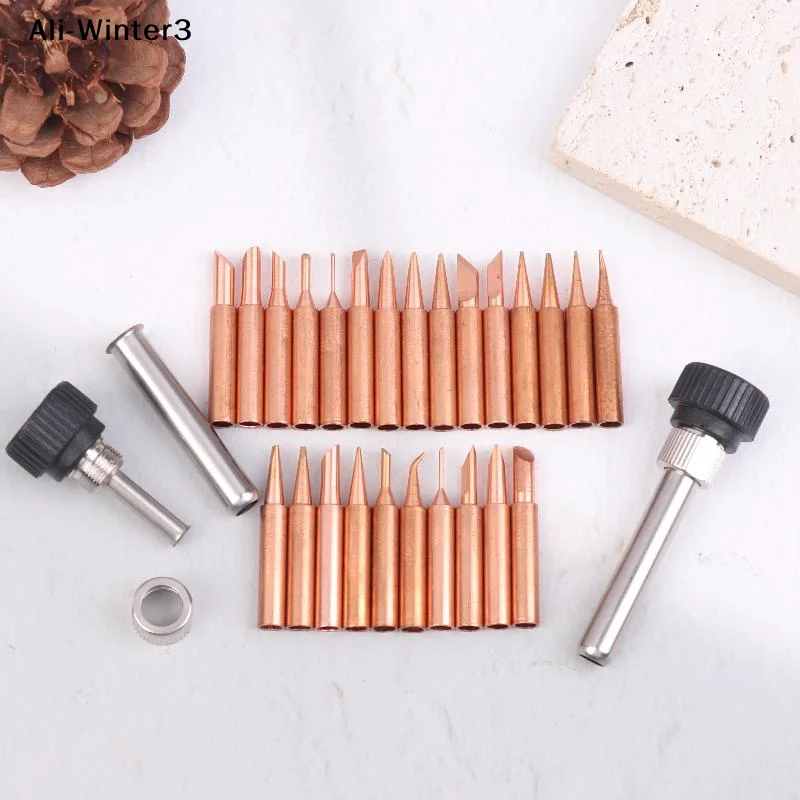 

CCA83-900 Pure Copper Soldering Iron Tip Soldering Iron Tip Pure Copper Non-magnetic Soldering Horn Electric Soldering Iron Tip