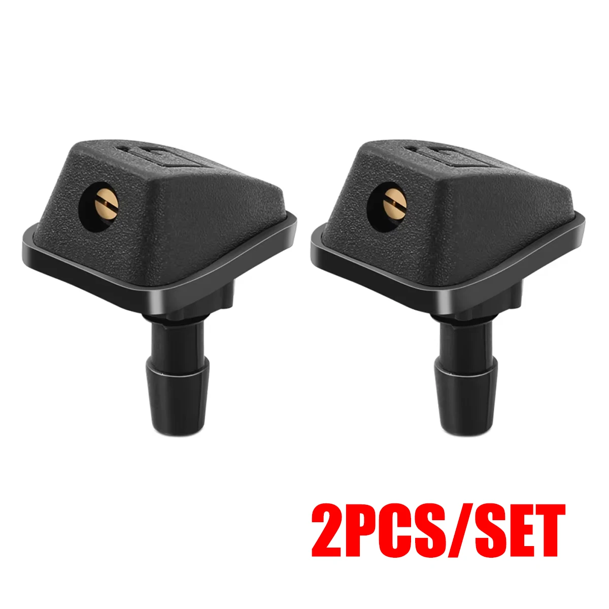 2 teile/satz Universal Front Hood Auto Wischer Düse Spray Kit Scheibenwaschanlage Sprinkler Fan Düse Abdeckung Waschmaschine Outlet Einstellbar – Detail 6