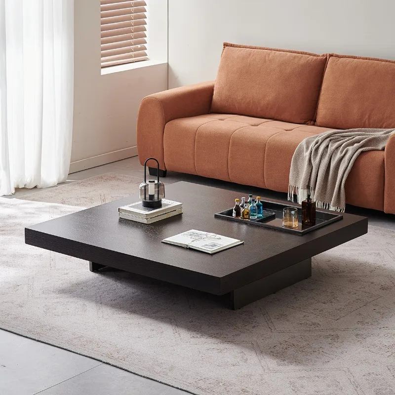 

Black Design Coffee Table Low Chinese Style Luxury Living Room Save Space Salon Side Table Design Meubles Ornaments Home Decor