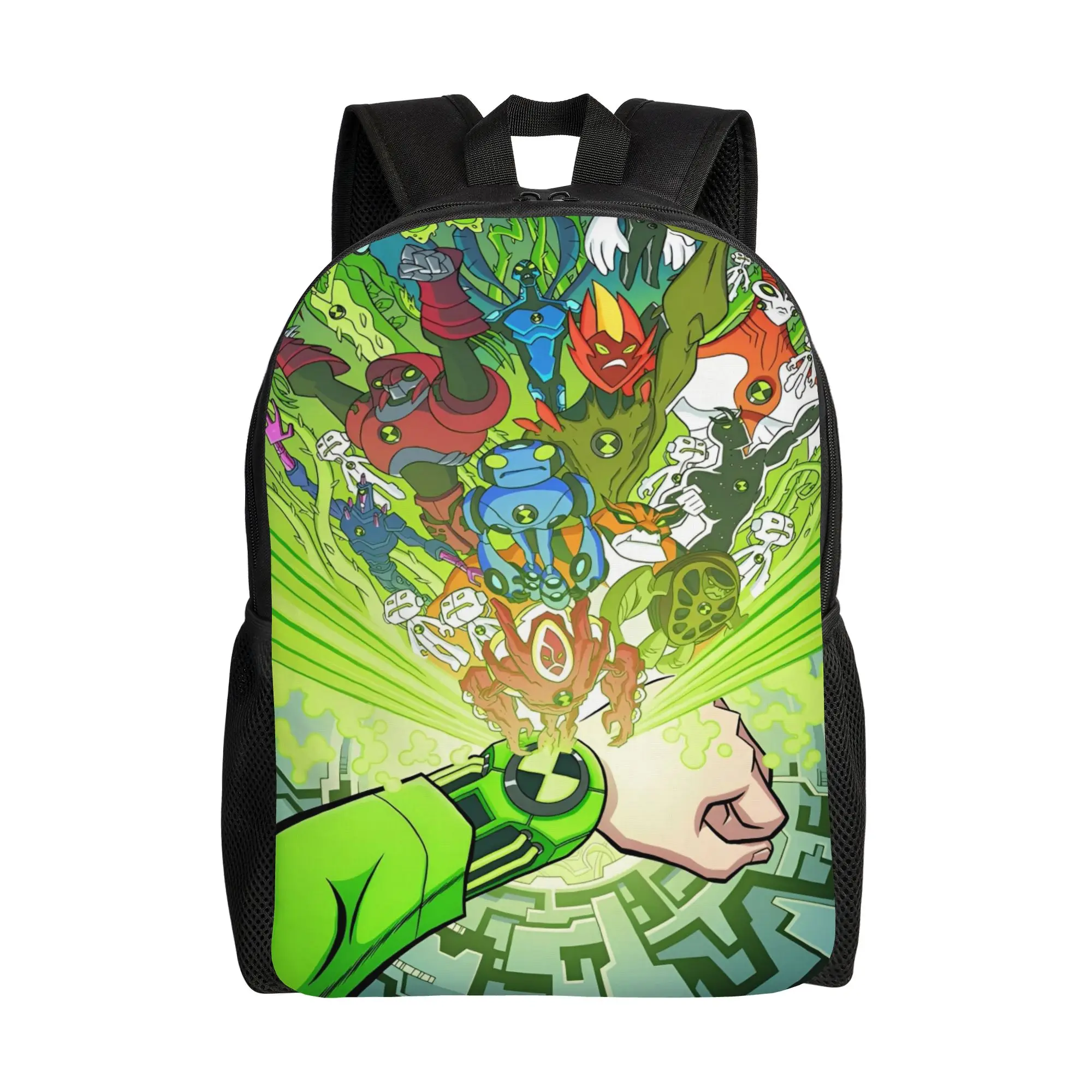 Ben 10 Omnitrix Unleashed Backpack  Style Backpacks Student Travel Lightweight High School Bags Colorful Rucksack