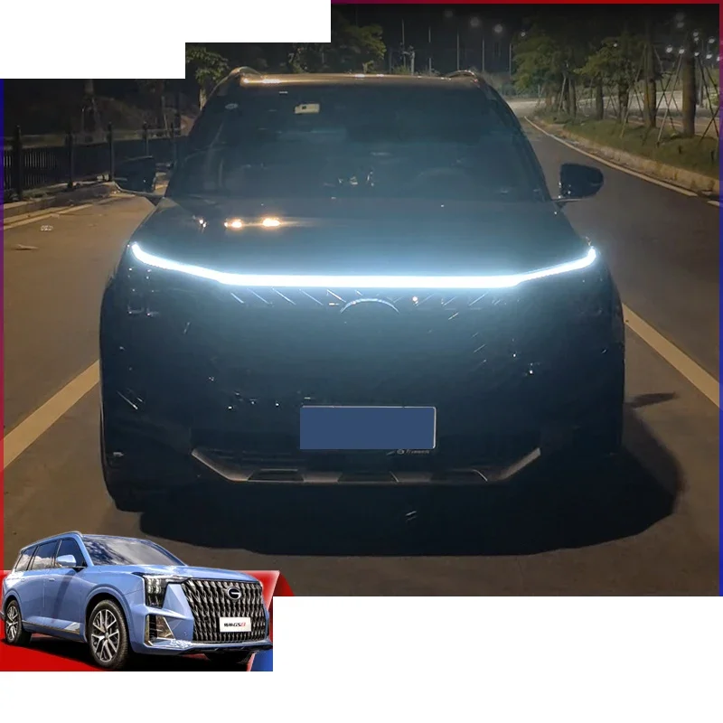 car front light hood running lamp head for trumpchi gs3 gs4 gs5 gs8 plus ga4 ga5 ga6 gm8 m8 gac AION Y PLUS empow emkoo s v led