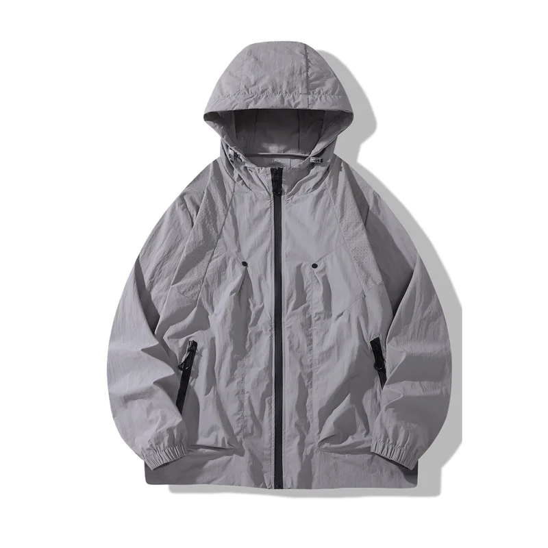HKSH Summer New Men Tide Chic Outdoor Sun Protection Women Skin Windbreaker Jacket Breathable Cool Long-Sleeved UV Coats HK25749