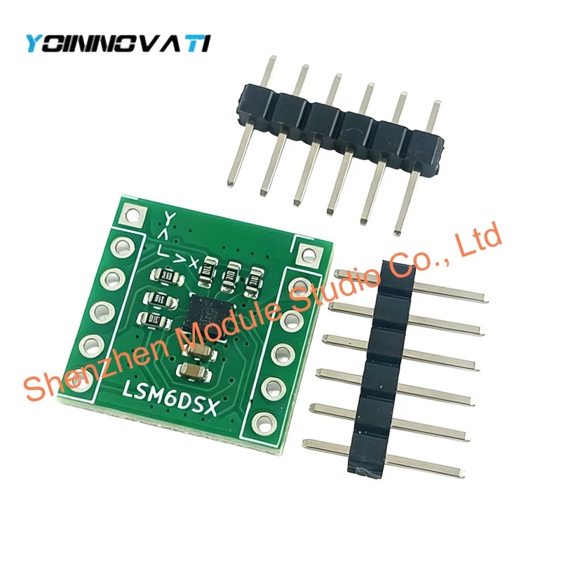 LSM6DSO Accelerometer & Gyroscope Sensor Module Tilt Angle Measurement with I2C/SPI Interface