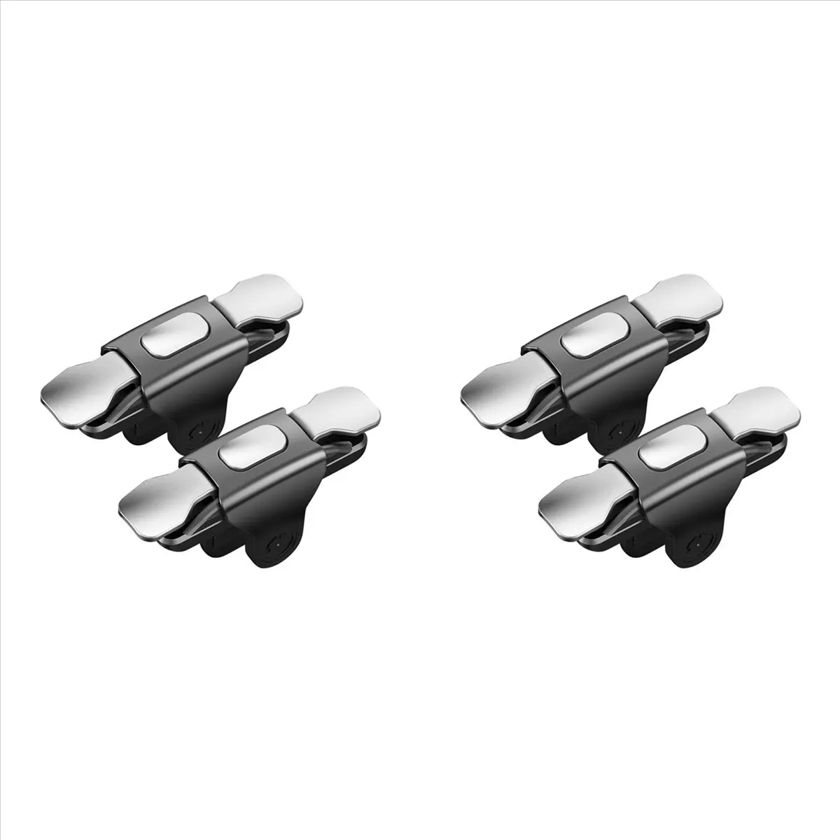 4X Mobile Game Trigger for Phone Gaming 4 Finger Trigger L1 R1 Aim Keys Game Controller Sensitive Phone Game Trigger