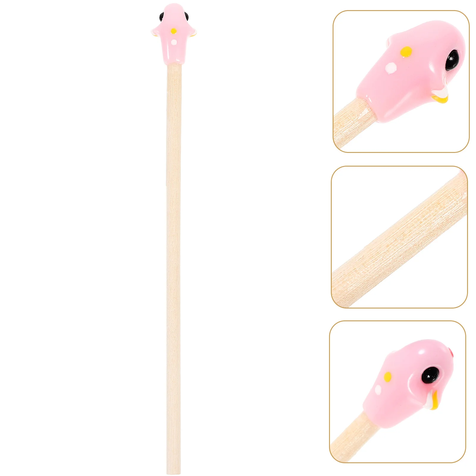 16Pcs Fish Training Stick Betta Toys Decorative Wand Betta Fish Tank Supplies Aquarium Pet Products Wooden Material