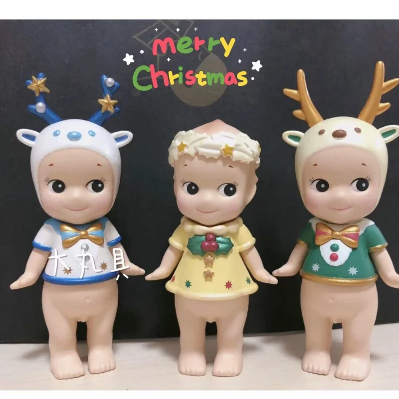 Original Sonny Angel Blind Box Christmas Series Over The Years Looking Back Animes Xmas Ornaments Dolls Children Christmas Gifts