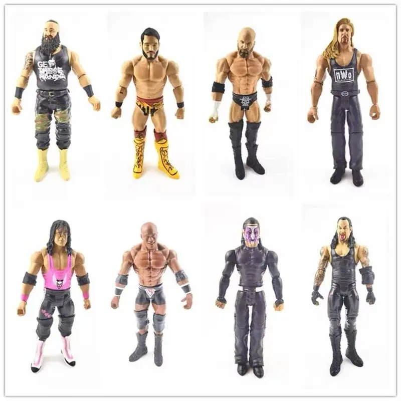 Figura de acción auténtica de Mattel de la WWE, modelo de luchador coleccionable The Rock de 7 pulgadas, en stock para niños y fanáticos de la lucha libre