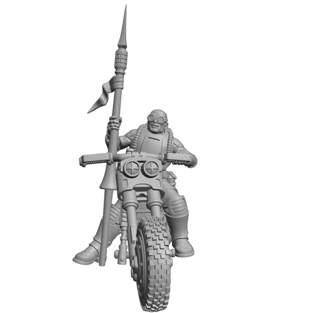 

1/35 3D печать модель из смолы, статуя мотоцикла, кавалерии, неокрашенные фигурки из смолы, комплект в разобранном виде, миниатюрные фигурки Gk, настольная игрушка