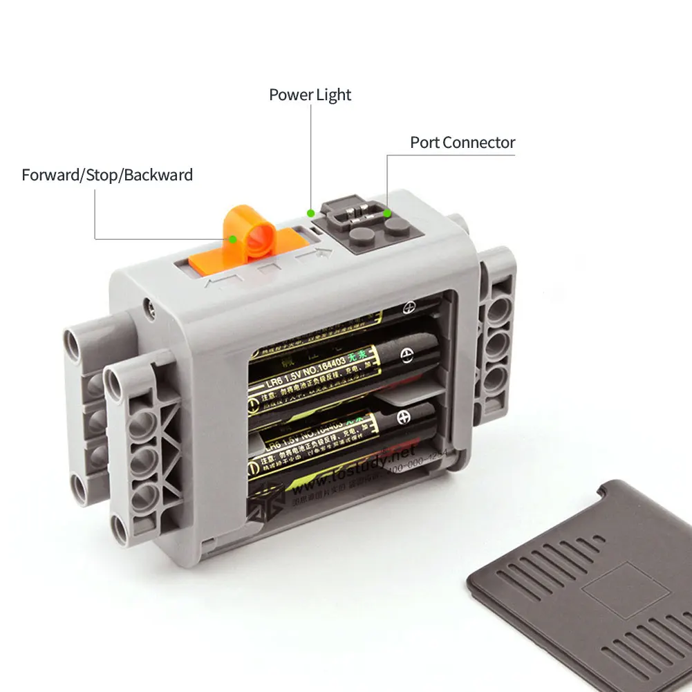 Power-piezas técnicas multifunción, herramienta de Motor de tren Servo 8293 8883 PF, juegos de modelos, bloques de construcción compatibles con todas las marcas