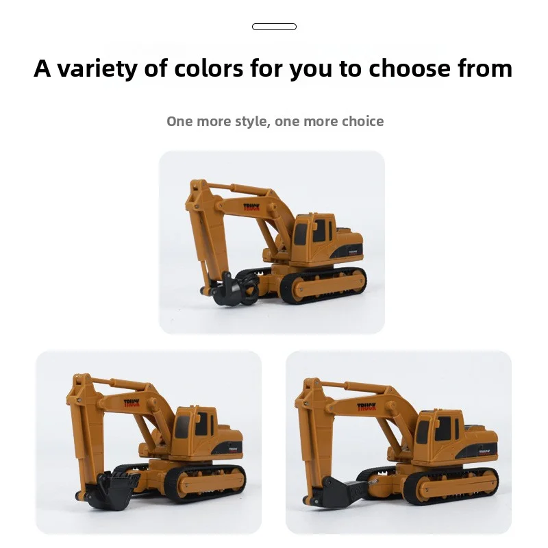 Christmas Mini RC Dump Truck Car Engineering Vehicle Forklift Heavy Excavator Remote Control Car Toys for Boys Children's Gifts