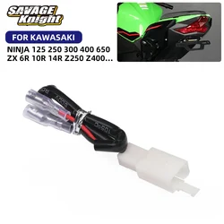 License Plate Light Wire Harness Plug Wiring Connector For Kawasaki Z125 Z250 Z300 Z400 NINJA 300 400 650 ZX-6R ZX-10R ZX-14R