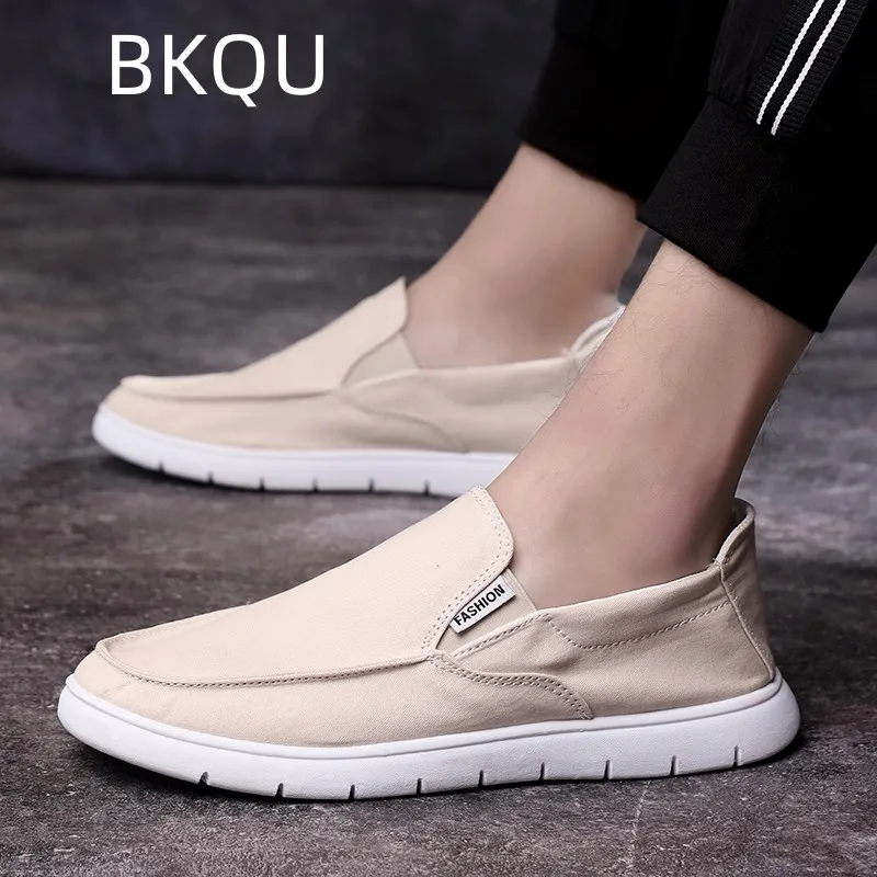 Men\'s Casual Sneaker Youth Trend Slip-on Breathable Comfortable Fashion All-match Round Toe Low Top Spring and Autumn Main Push