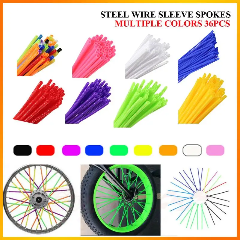 

Новый комплект из 36 накладок на спицы колес для мотоциклов, мотокросса, питбайков и эндуро