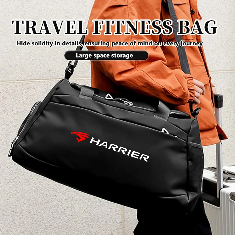 Sports Gym Bag Waterproof with Adjustable Shoulder Strap Portable Travel Duffle Bag for Toyota harrier Car Accessorie