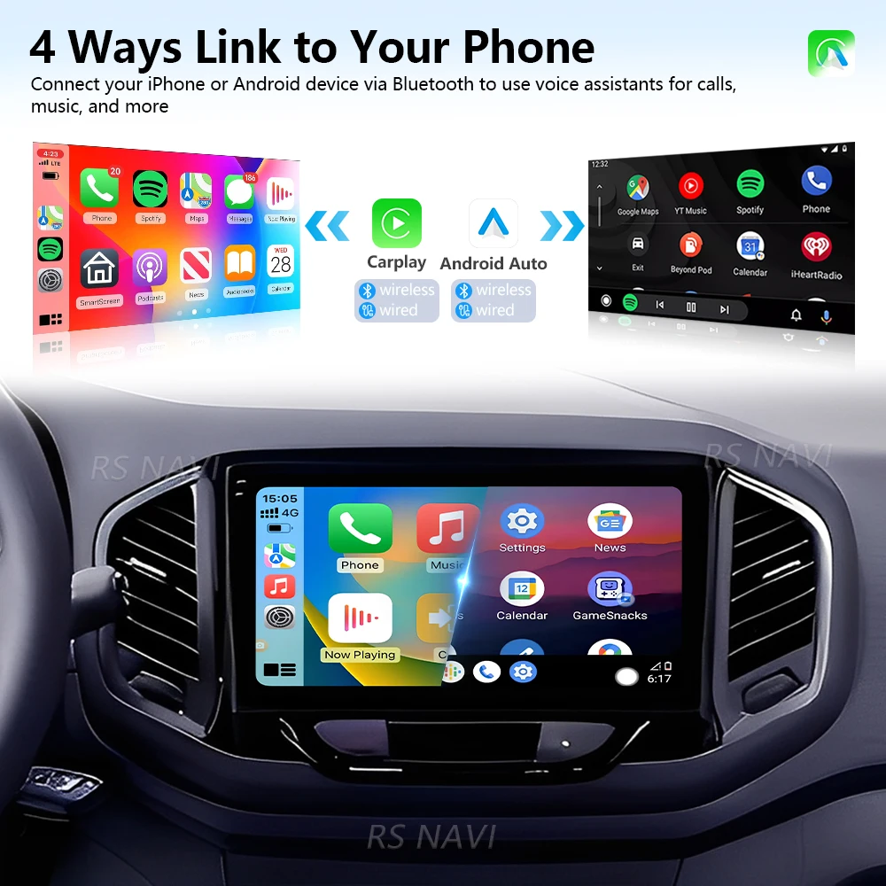 Plug and Play Android 16 For LADA X Ray Xray 2015- 2019 Carplay AUTO Car Radio Snapdragon GPS Player Stereo Multimedia Head unit view 3
