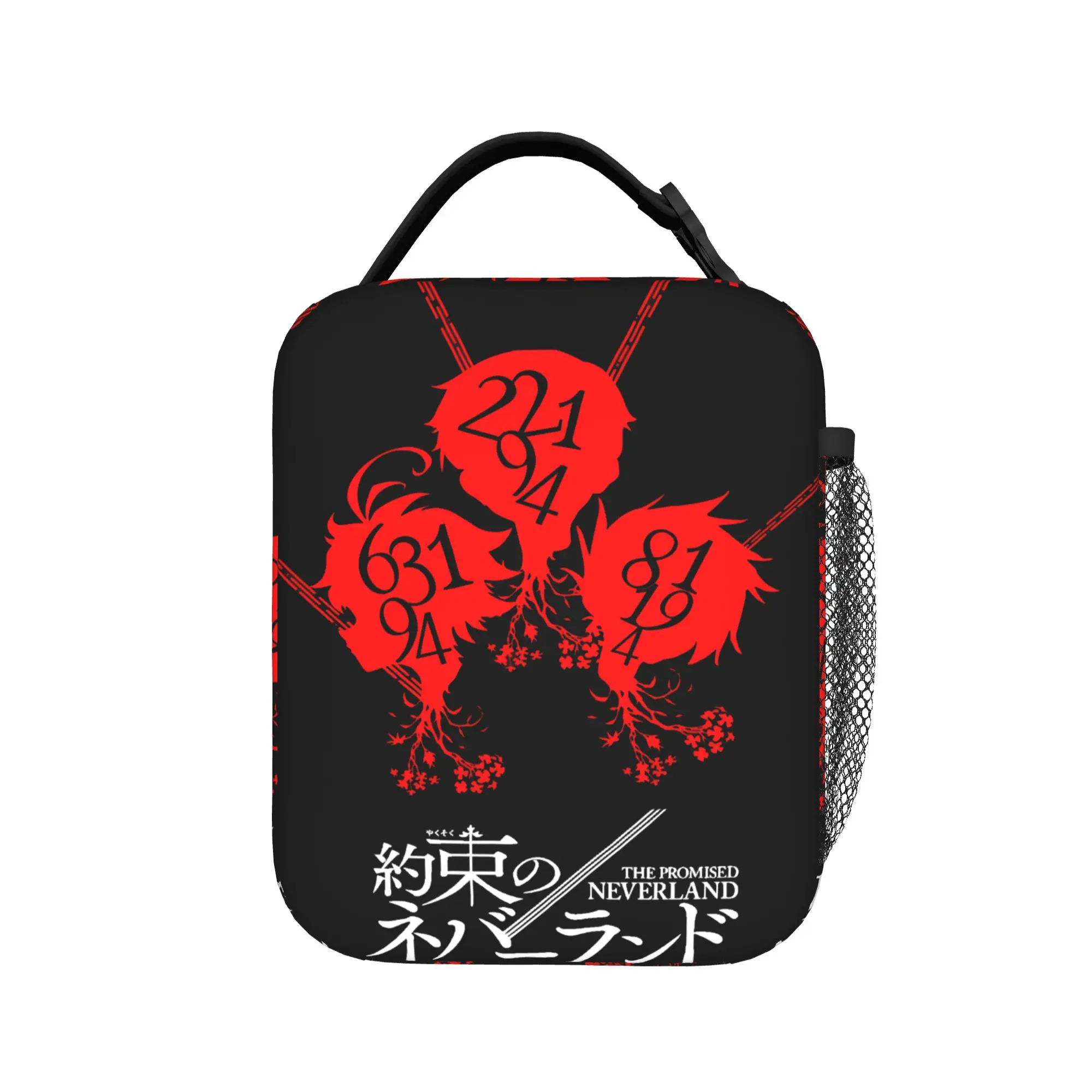 The Promised Neverland Lunch Bag For Women  Print Lunch Box Outdoor Picnic Cooler Bag Portable Insulated Thermal Tote Handbags