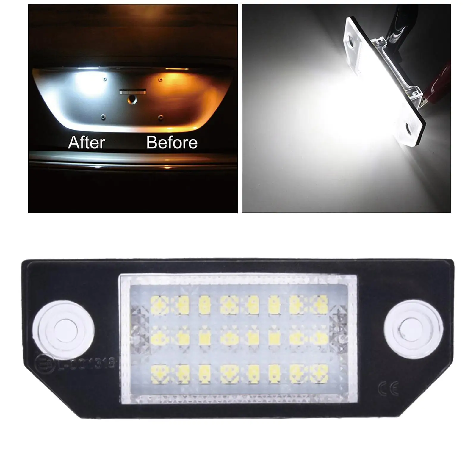 Auto Car LED License Plate Light Assy for Ford Focus C-Max MK2 2003-2008