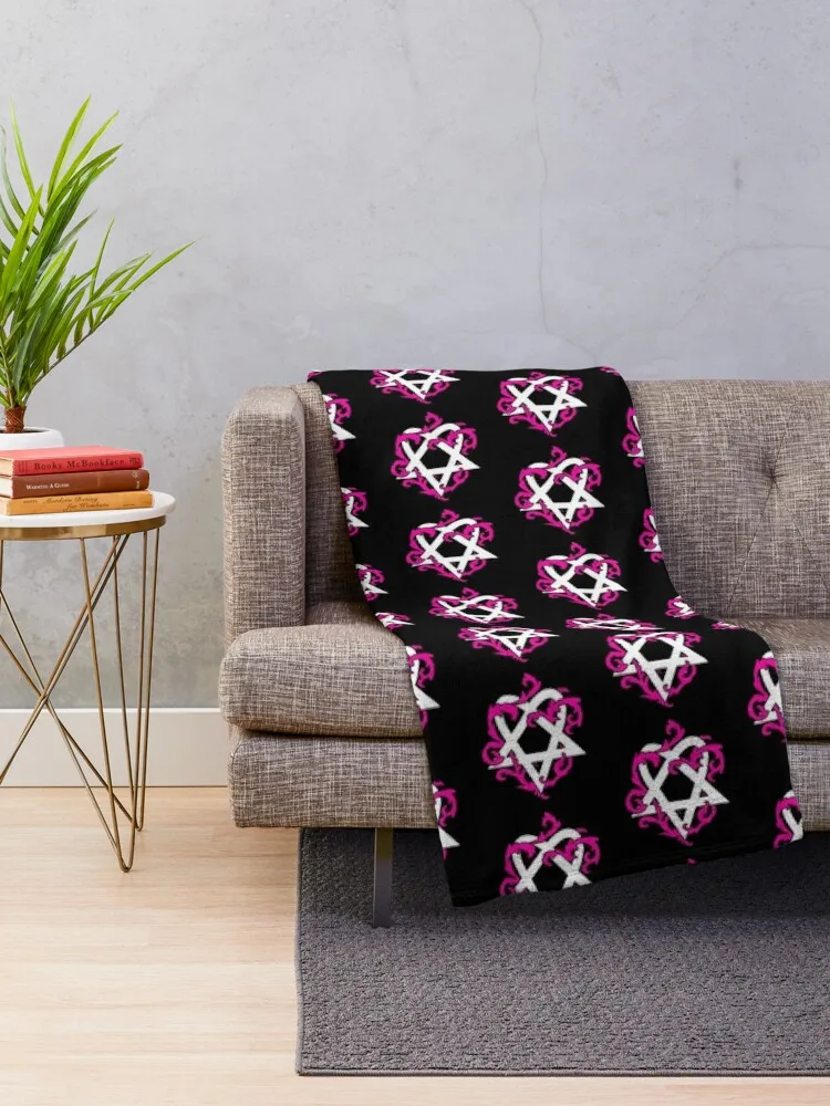 Ville Valo Heartagram Tattoo Throw Blanket Quilt Baby Winter beds Blankets