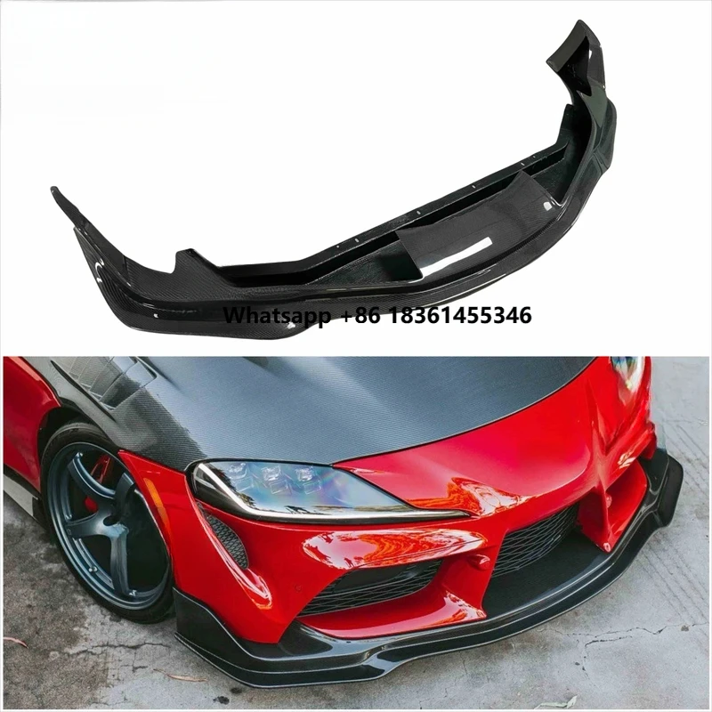 

For MK5 A90 A91 MB Style Carbon Fiber Front Lip Spoiler Body Kit